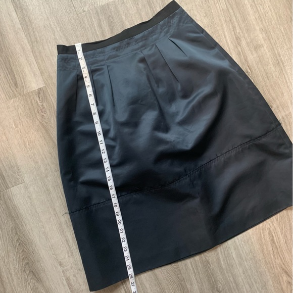 MADEWELL Satin Pleated A Line Midi Skirt - Picture 7 of 16